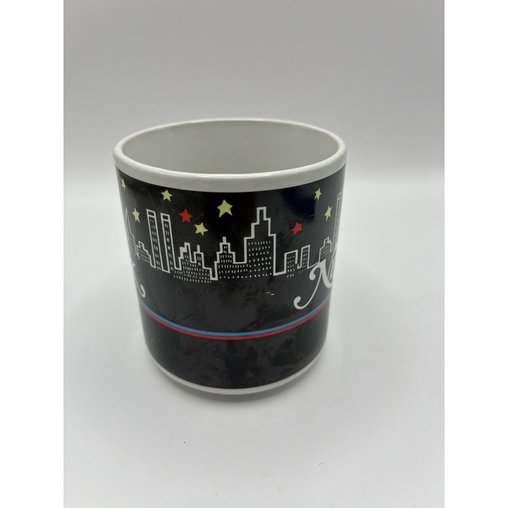 Vintage New York City Coffee Mug Nighttime skyline Twin Towers - Picture 2 of 7
